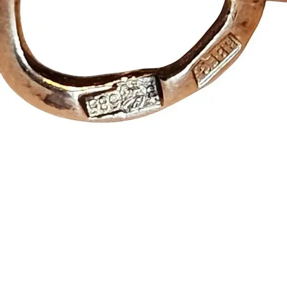 14k gold floral pendant 18 - Picture 3 of 7